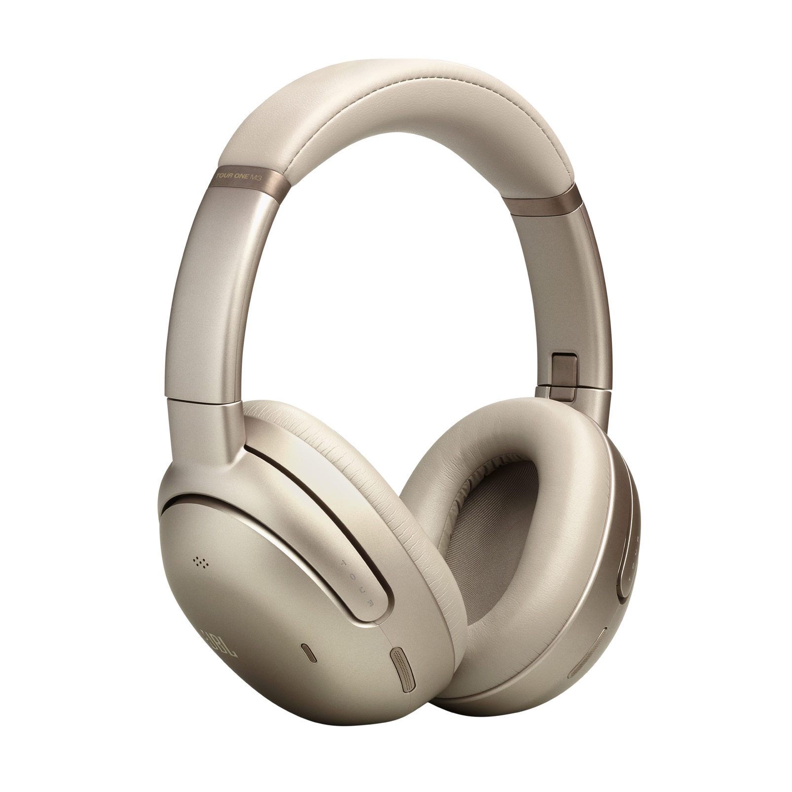 JBL Tour One M3 Smart Tx - Mocha - Wireless over-ear Noise Cancelling headphones with JBL Smart Tx - Detailshot 5